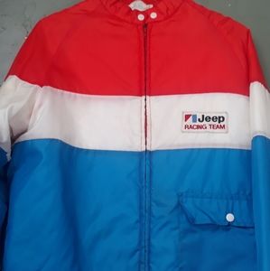 Vintage Jeep racing coat
